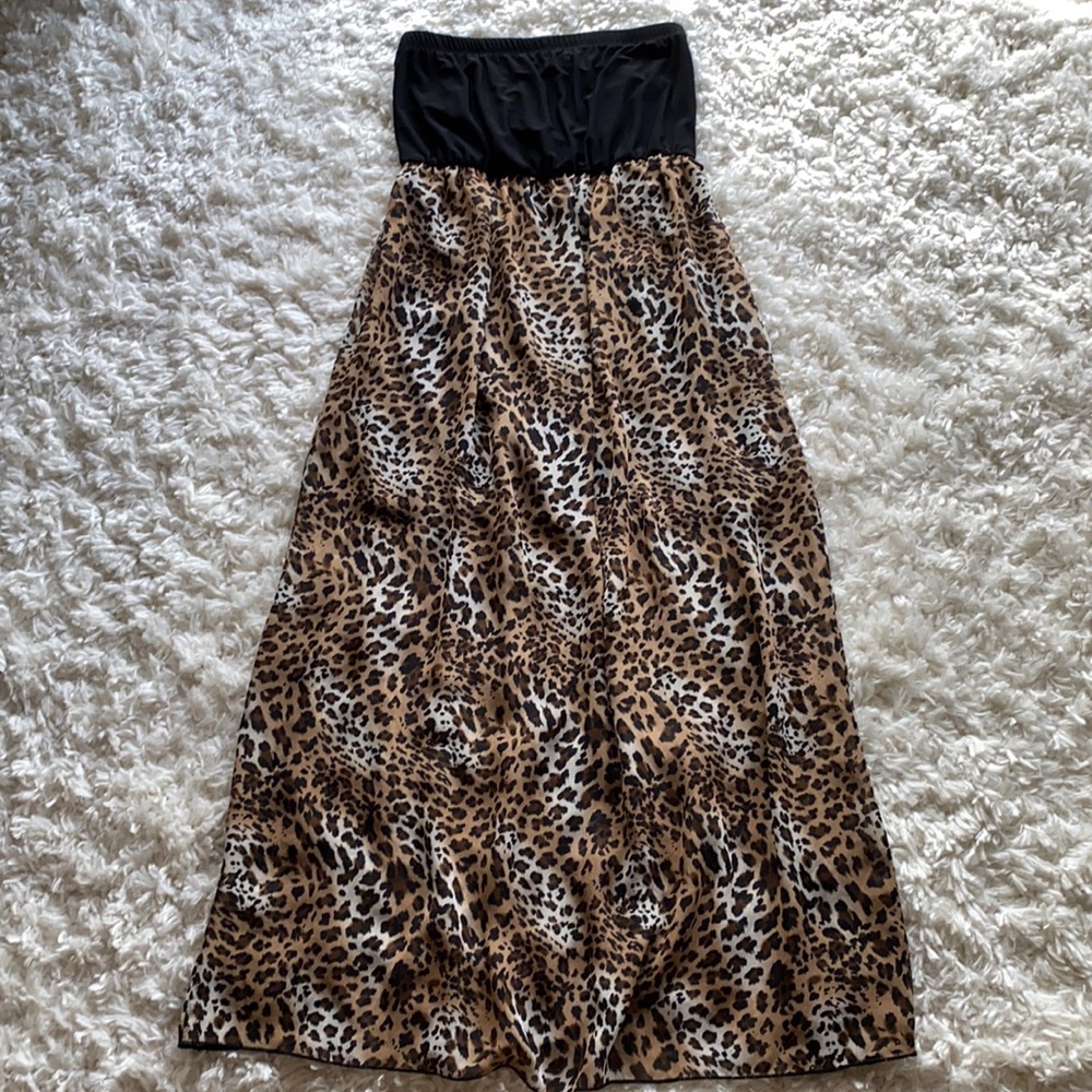 Maxi dress strapless